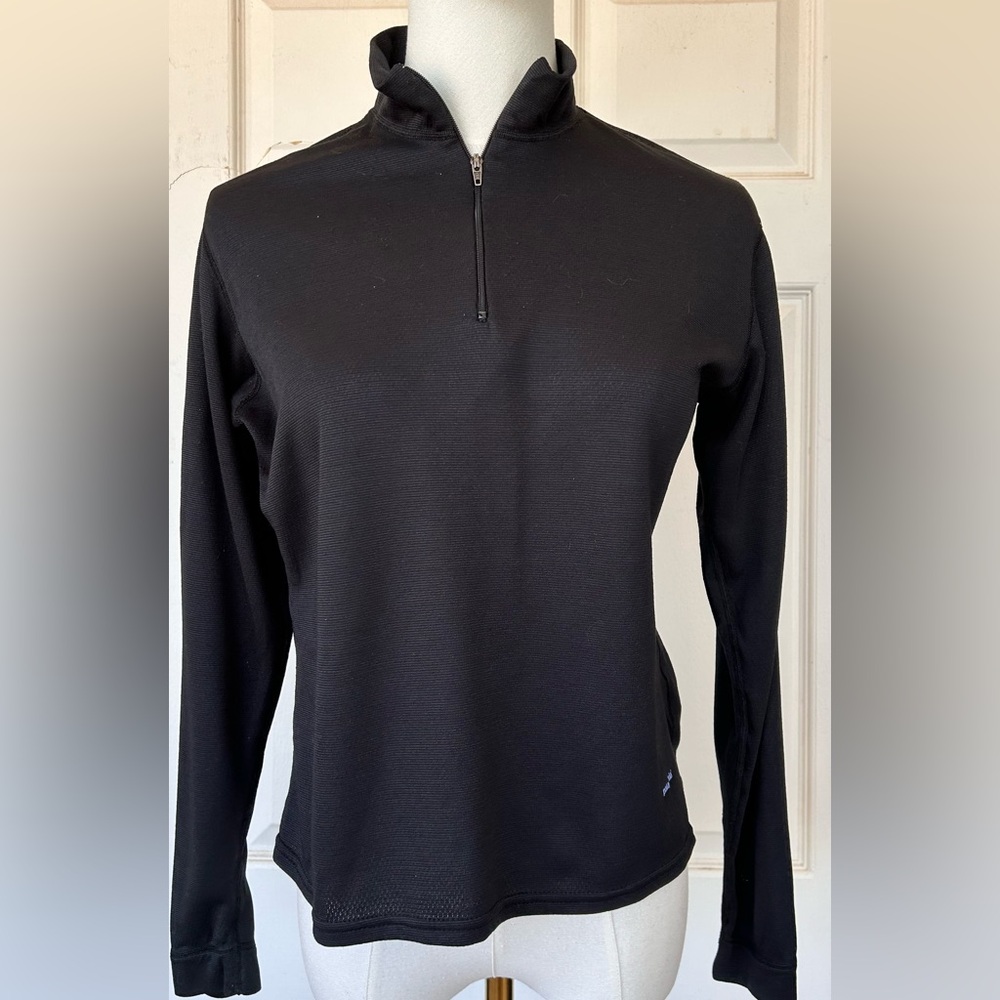Patagonia Women’s 1/4 Zip Performance Top Black Size Small